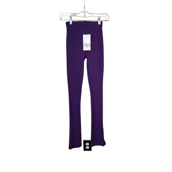 Zara Pants Pull On Size XS NWT Slit leg - Picture 1 of 6
